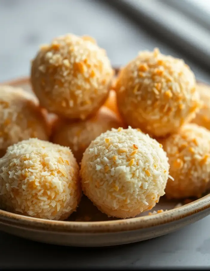 Boules de coco au CBD