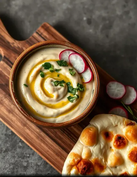 Dip de haricots blancs au curry