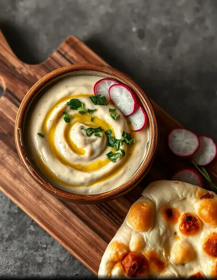 Dip de haricots blancs au curry