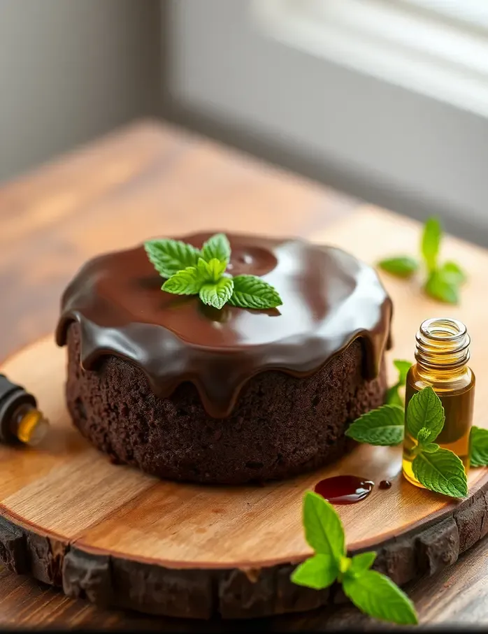 Gâteau au chocolat moelleux et CBD