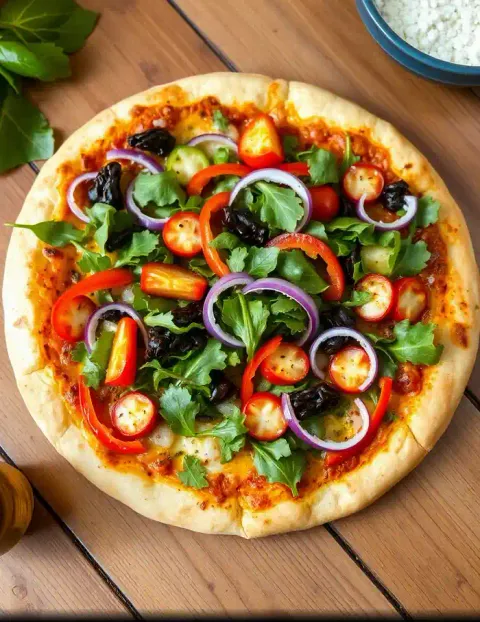 Pizza du jardin au CBD