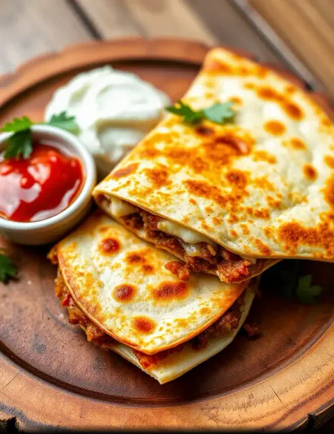 Quesadillas au Chorizo, Fromage de Chèvre et CBD