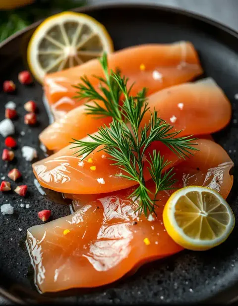 Saumon Gravlax au CBD
