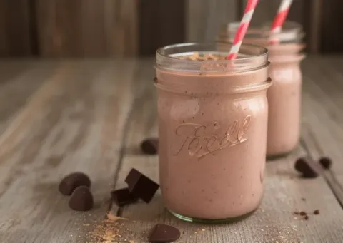 Smoothie Banane-Cacao au CBD - Recette Énergisante