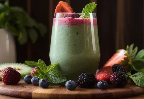 Smoothie Banane-Épinard au CBD - Recette Bien-Être