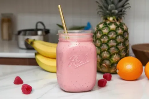 Smoothie Banane-Myrtille au CBD | Recette Relaxante