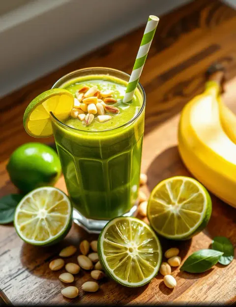Smoothie Pistache Citron au CBD