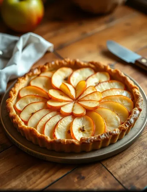 Tarte aux pommes au CBD