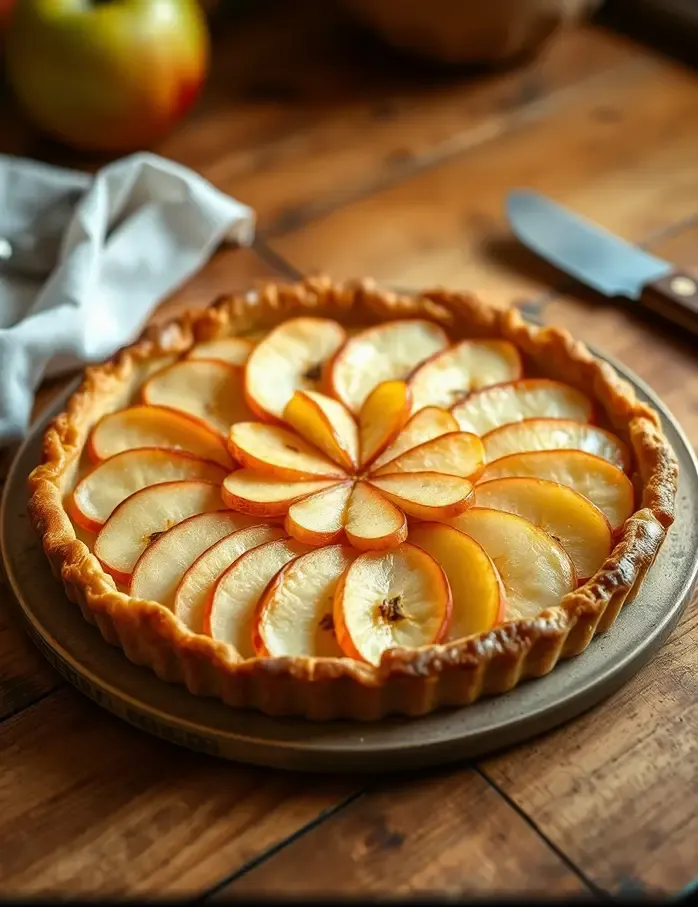 Tarte aux pommes au CBD